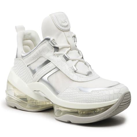 michael kors olympia trainer white|michael kors olympia trainer extreme.